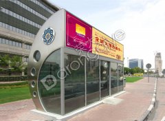 不銹鋼公交候車亭材料的區別